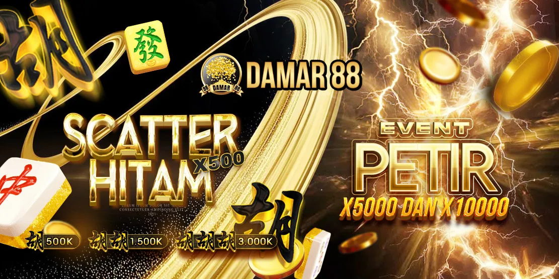 DUAL EVENT - BONUS SCATTER HITAM X500 DAN BONUS PETIR X5000 & X10000