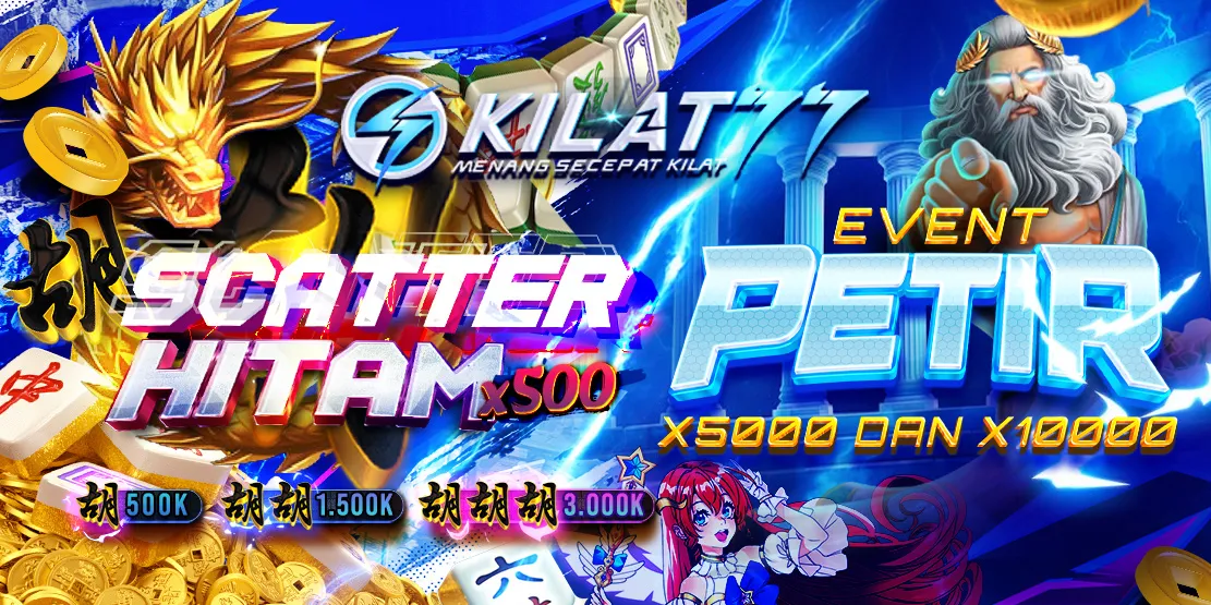 DUAL EVENT - BONUS SCATTER HITAM X500 DAN BONUS PETIR X5000 & X10000