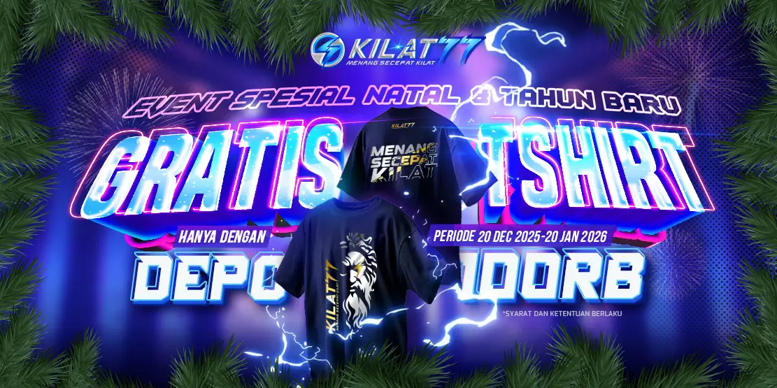 EVENT CHRISTMAS & HAPPY NEW YEARS: T-SHIRT EXCLUSIVE KILAT77