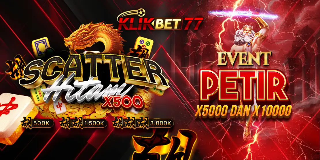 DUAL EVENT - BONUS SCATTER HITAM X500 DAN BONUS PETIR X5000 & X10000