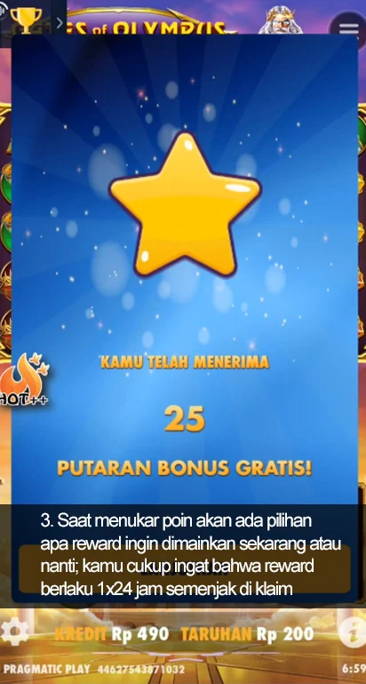 Reward Poin 3